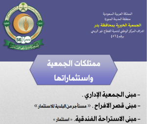 ممتلكات الجمعية واستثماراتها